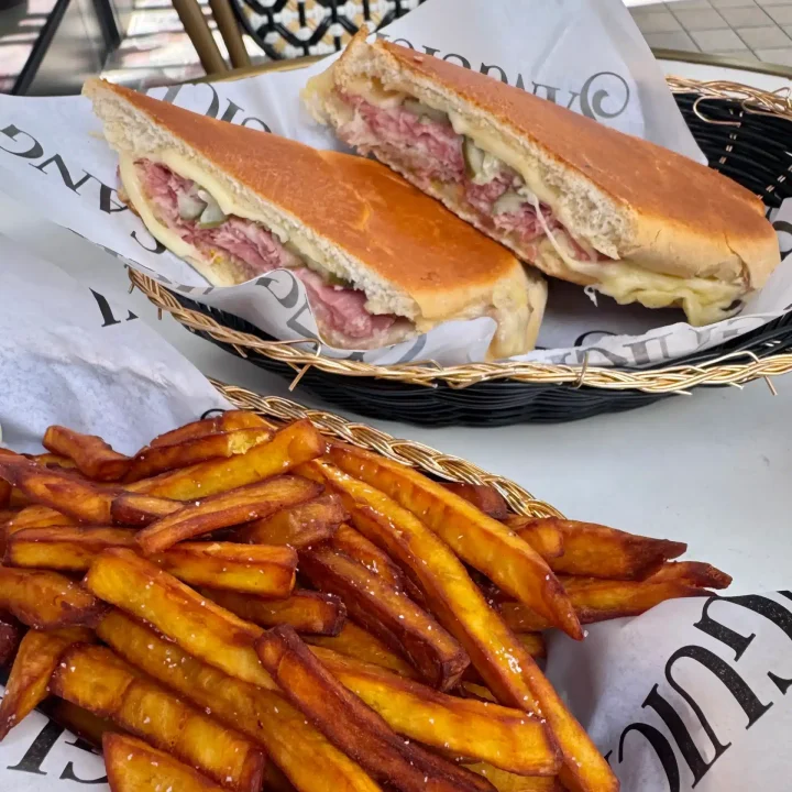 Cuban and french fries